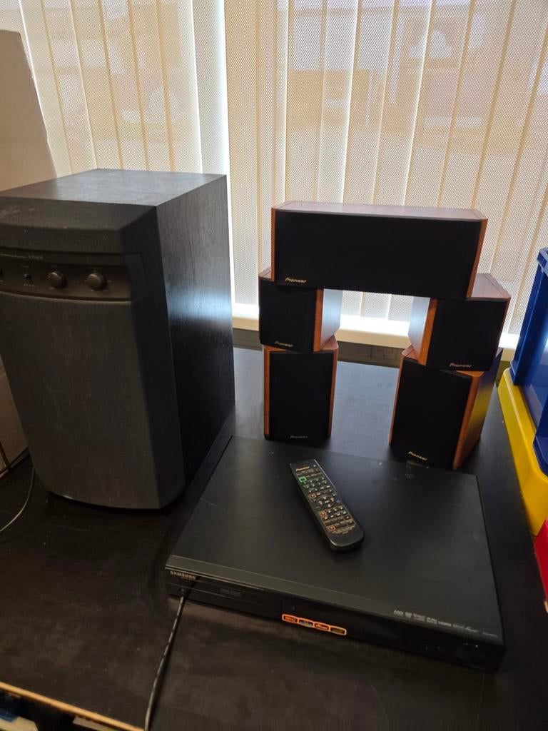 Pioneer Home Cinema Set 5.1 met Samsung DVD speler, Ophalen of Verzenden