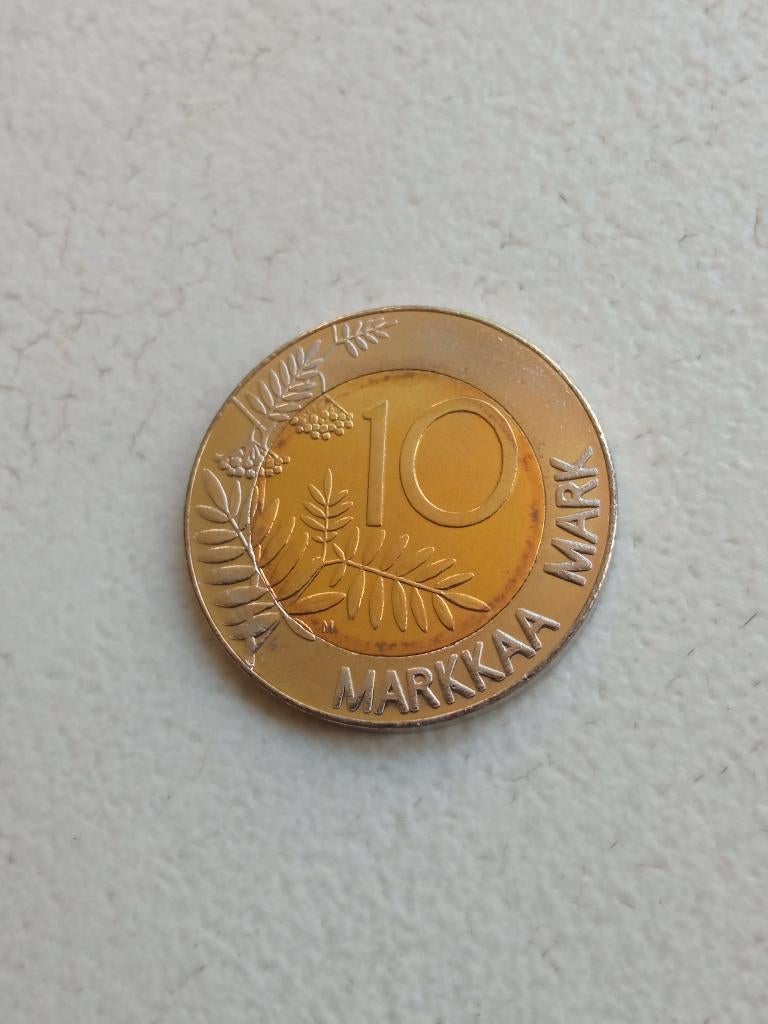 Finland 10 markkaa 2001., Ophalen of Verzenden, Overige landen, Losse munt