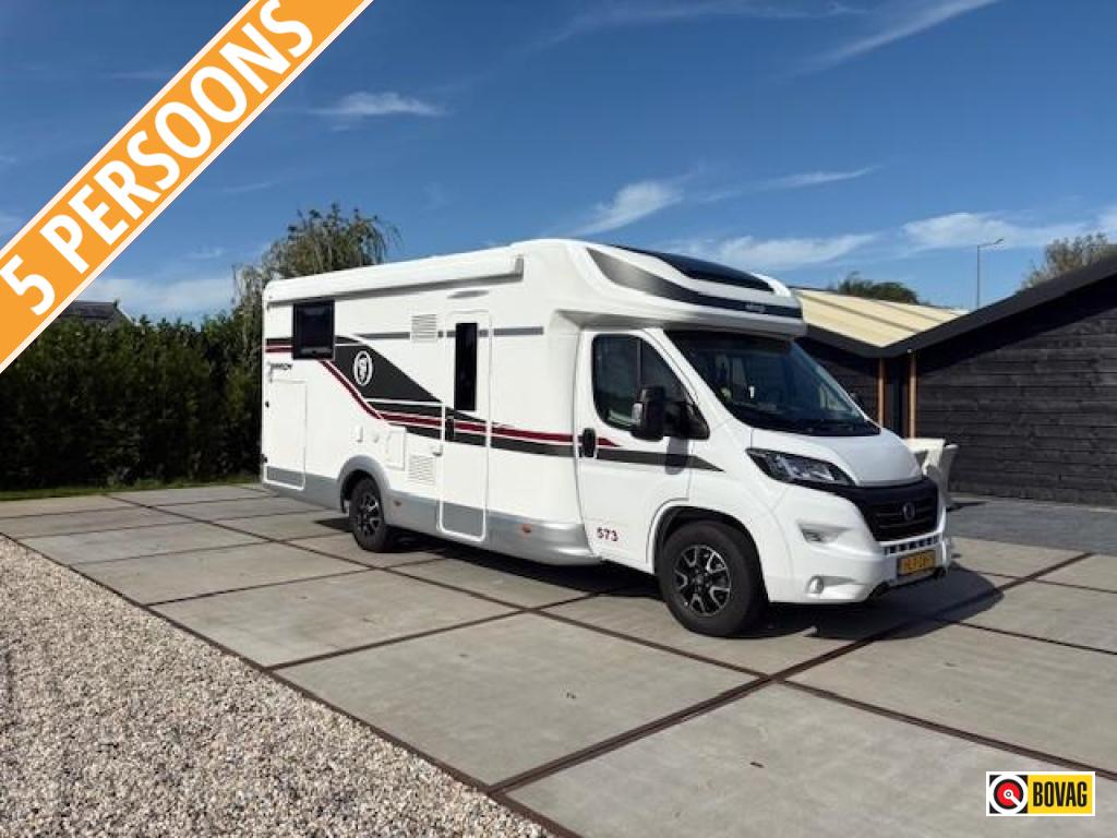 Elnagh Baron 573 5 Persoons!, Caravans en Kamperen, Campers, Overige merken, Achteruitrijcamera, Ringverwarming, Fiat