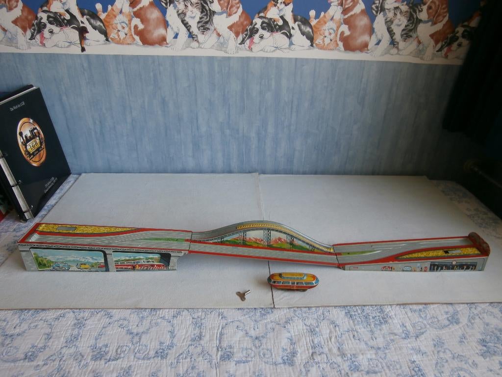 Technofix GE 280 vintage blikken baan, Ophalen of Verzenden