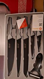 6-delige messenset, Huis en Inrichting, Keuken | Bestek, Ophalen, Overige materialen, Nieuw, Vaatwasserbestendig