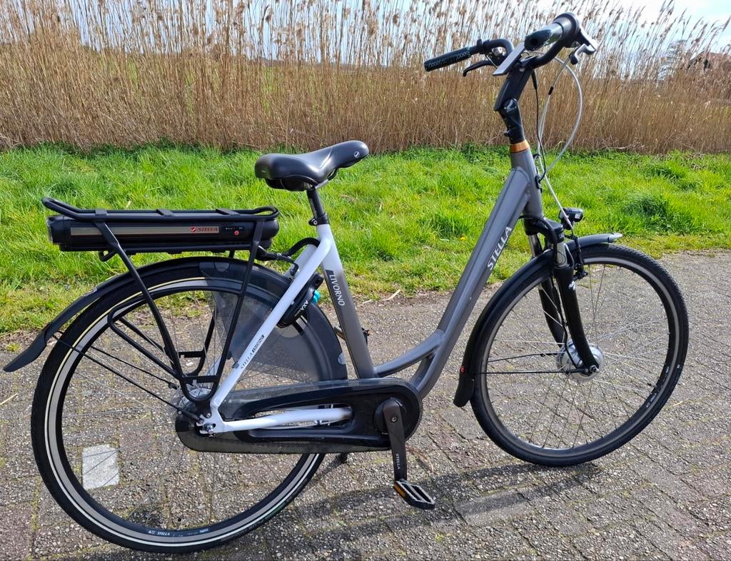 Nette elektrische Stella damesfiets,Ebike, 5500 kilometer✅️, Ophalen, 53 tot 56 cm, Versnellingen, Zo goed als nieuw