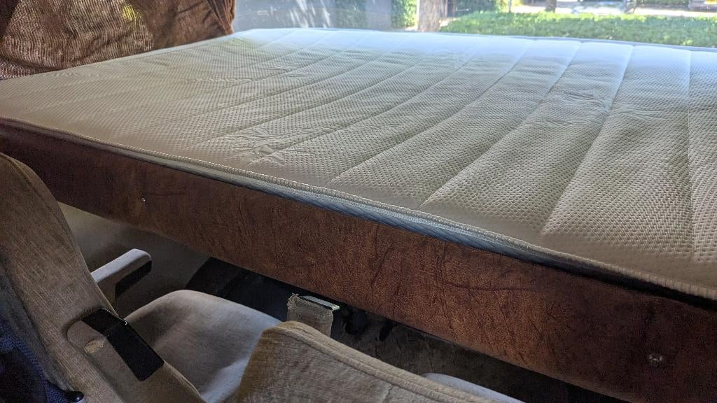 Hymer matras op maat gemaakt, Ophalen