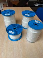 4 Rollen gevlochten nylon koord, Ophalen of Verzenden, Zo goed als nieuw, Lijn of Blok