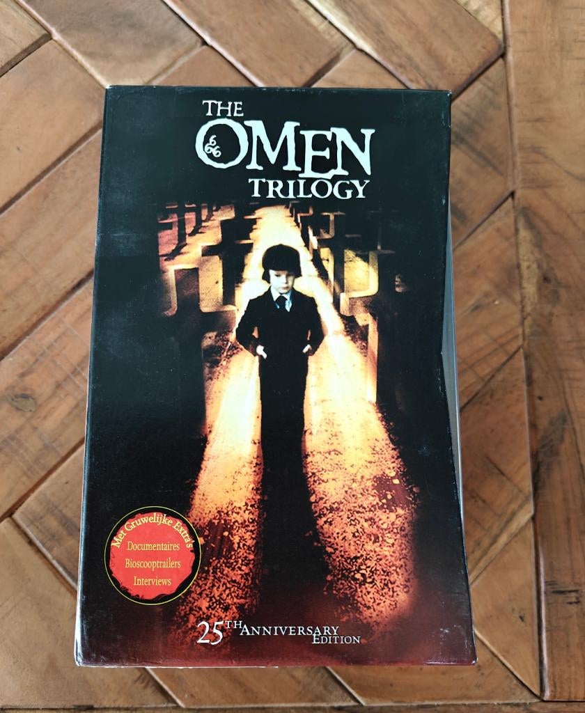 The Omen VHS box, Vanaf 16 jaar, Ophalen of Verzenden, Gebruikt, Horror