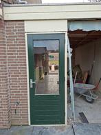 Schuur deur, Ophalen, Gebruikt, 200 tot 215 cm, Glas