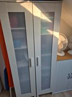 Witte Ikea kasten met deuren en planken, Huis en Inrichting, Kasten | Kledingkasten, Ophalen, 50 tot 100 cm, Modern, 150 tot 200 cm