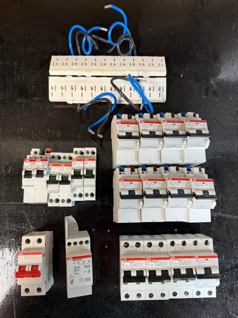 Abb groepenkast componenten, Ophalen of Verzenden, Gebruikt, Overige typen