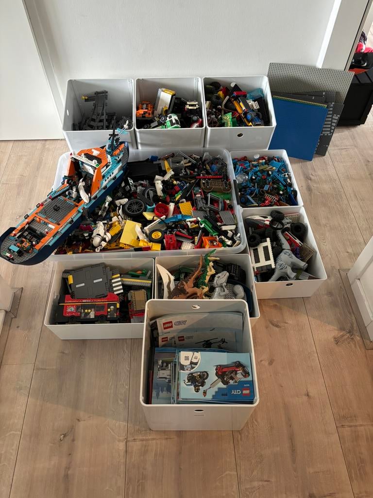 Mega partij lego. Bijna 76 kg. 117 sets en losse lego, Ophalen, Gebruikt, Lego, Meerdere sets