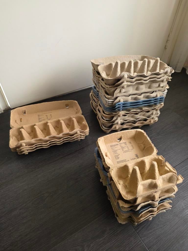 eierdoosjes, Ophalen of Verzenden, Rechthoekig, Riet