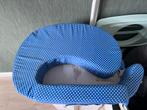 Blauw aankleedkussen met witte stippen, Ophalen of Verzenden, Gebruikt, Aankleedkussen, Overige merken