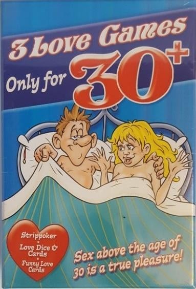 3 love games 30+(3spellen in 1 doos), Verzenden, Een of twee spelers, Nieuw, Miko