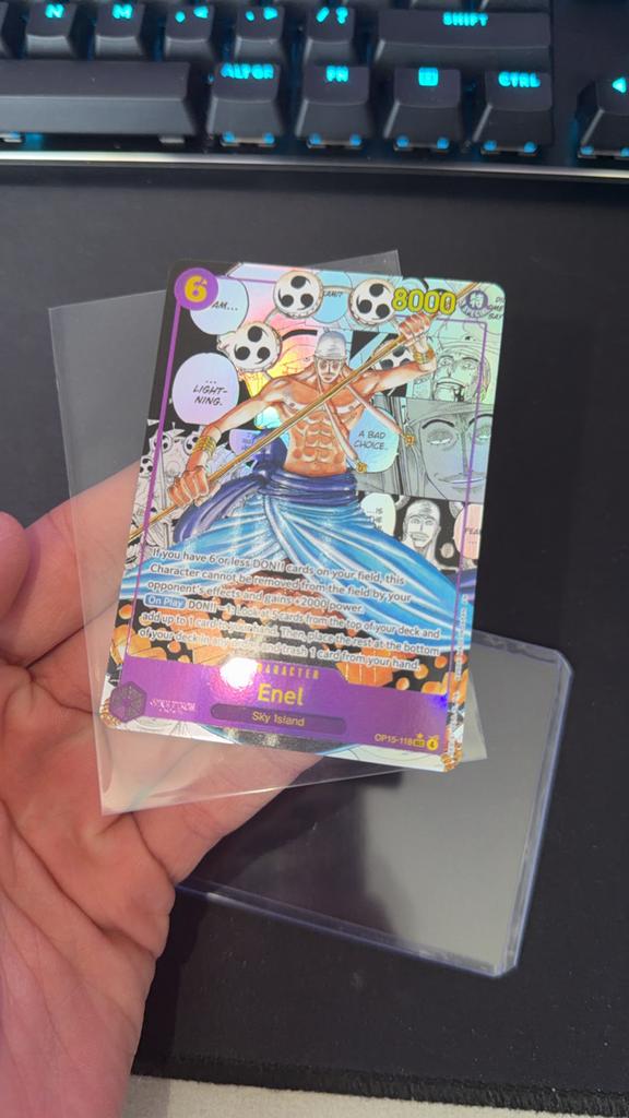 Enel (OP15-118) MANGA, Ophalen of Verzenden, Nieuw, Losse kaart, Foil