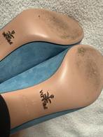 Prada Slingback Pumps met Kristallen Hak - Maat 39, Ophalen of Verzenden, Gedragen, Blauw, Pumps