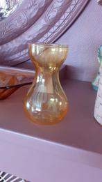 Bollenvaasje / Hyacint vaasje, Gebruikt, Geel, Ophalen of Verzenden, Glas