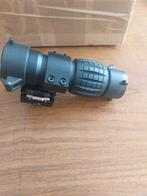 Magnifier 3x vergrotend airsoft merkloos met FTS mount, Ophalen of Verzenden, Zo goed als nieuw