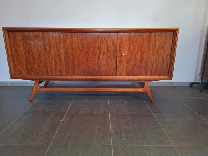 Vintage lowboard/ TV meubel/dressoir midcentury, Huis en Inrichting, Kasten | Dressoirs, Gebruikt, 150 tot 200 cm, 25 tot 50 cm