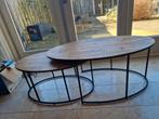 Salontafel Tauro Set van 2 - Industrieel Design, Huis en Inrichting, Tafels | Salontafels, 50 tot 100 cm, 50 tot 100 cm, Zo goed als nieuw