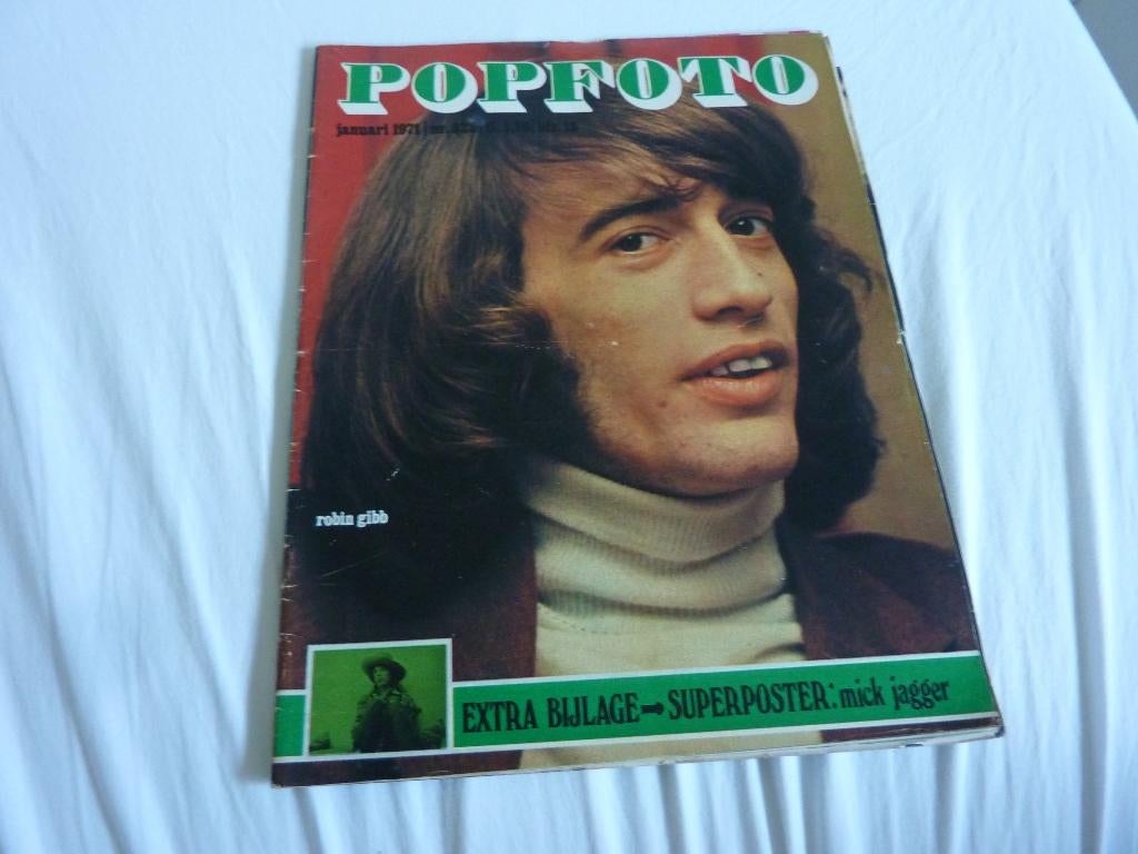 POPFOTO 1971-M JAGGER-EARRING-WHO-JAMES TAYLOR-BEEGEES, Verzamelen, Verzenden, 1960 tot 1980, Tijdschrift