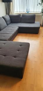 Tweedehands 7-persoon  multizitbank. Donker grijs., Ophalen, Gebruikt, Kunststof