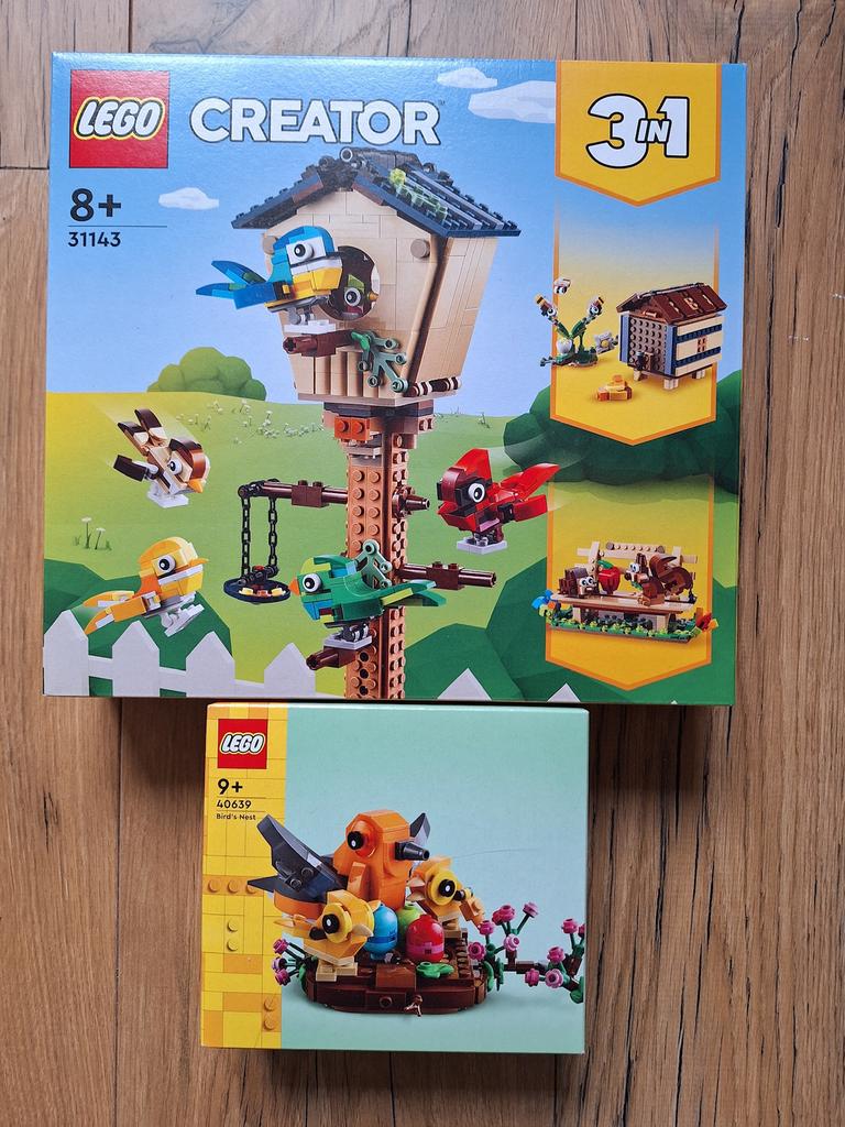Nieuw LEGO Creator Vogelhuisje 31143 + 40639 vogelnest, Ophalen, Lego, Nieuw, Ongeopend/sealed