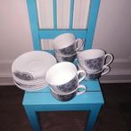 Kop en schotels 6 stuks tarrington house, Ophalen, Gebruikt, Overige stijlen, Kop(pen) en/of Schotel(s)