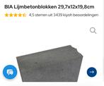 BIA Lijmbetonblokken 29,7x12x19,8cm - Over van verbouwing, Ophalen, Nieuw, Beton