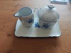Peltmann Weiden Melkkan en Suikerpot op Dienblad, Antiek en Kunst, Antiek | Porselein, Ophalen of Verzenden