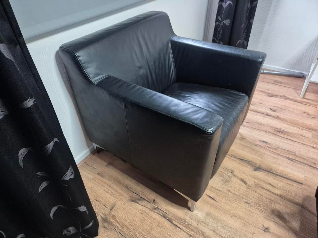 Mooie leren Montel fauteuil, Ophalen of Verzenden