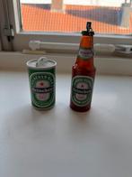 Heineken verzameling: flesopener, blikje en speelkaarten, Ophalen, Gebruikt, Flesje(s), Heineken
