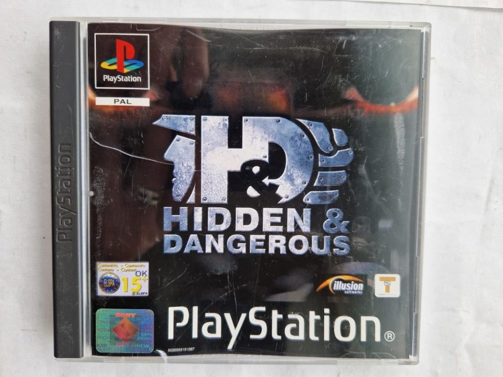 HIDDEN & DANGEROUS, Spelcomputers en Games, Games | Sony PlayStation 1, Gebruikt, 1 speler, Racen en Vliegen, Ophalen of Verzenden