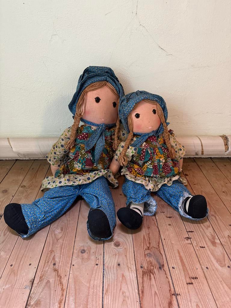2 Holly Hobby poppen - Vintage stoffen poppen, Ophalen, Gebruikt, Overige typen