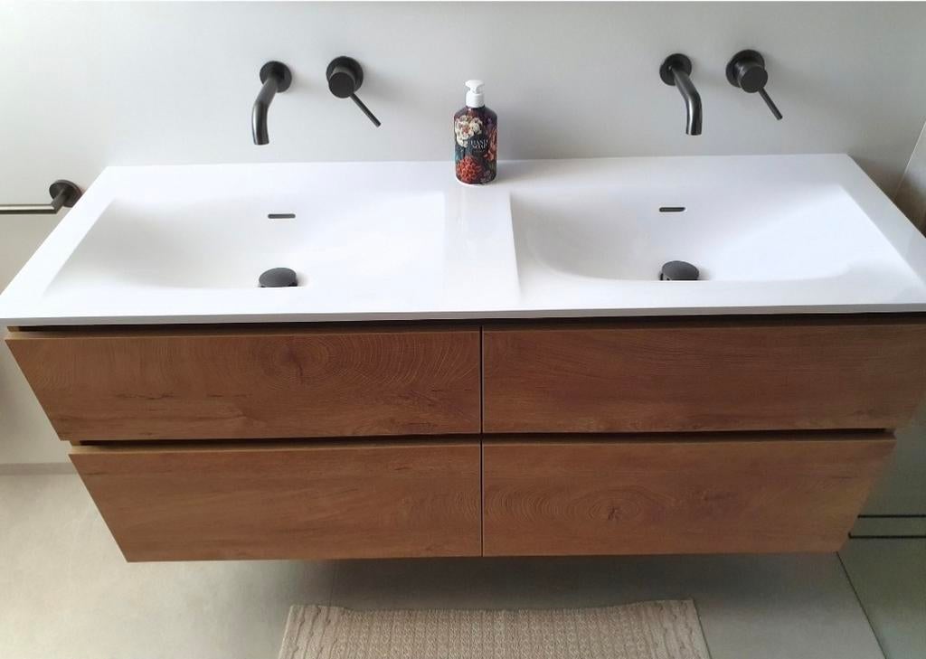 Wastafel 1.40 Keramiek, Ophalen of Verzenden, 25 tot 50 cm, Wasbak of Wastafel, Minder dan 100 cm