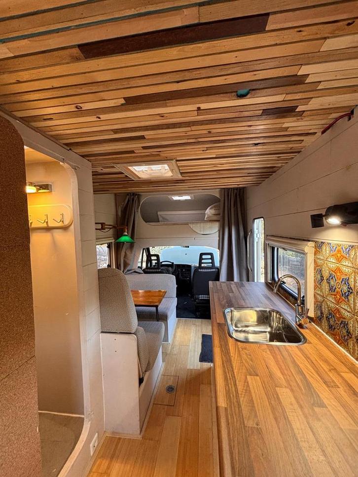 Fiat Ducato camper gerenoveerd pareltje off-grid (169k), Caravans en Kamperen, Campers, Particulier, tot en met 6, Ophalen