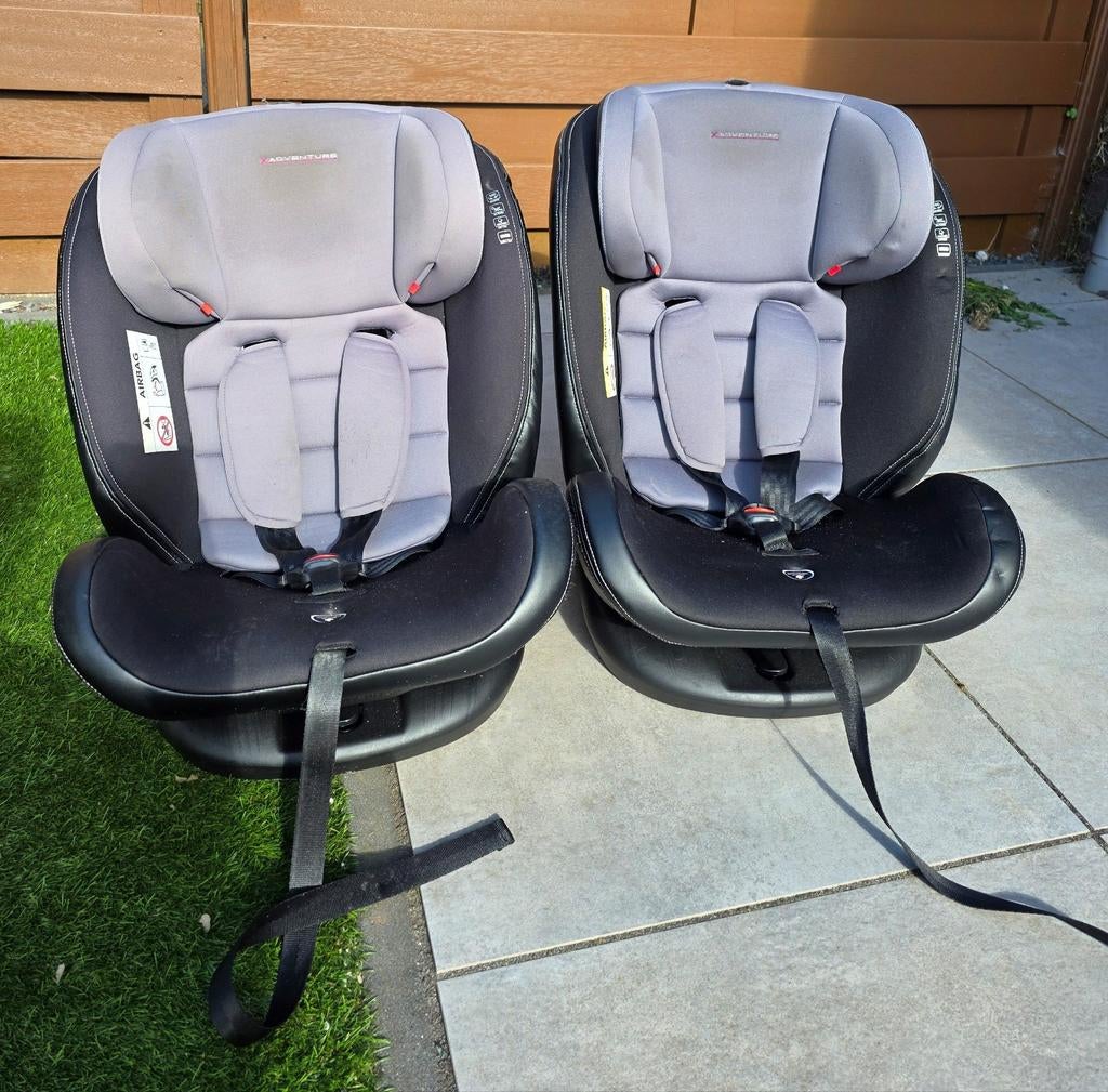 X Adventure Quickfix 360 graden autostoel (per stuk), Overige merken, Autogordel of Isofix, Gebruikt, 15 t/m 36 kg