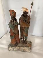 Afrikaans beeld: Krijger en Vrouw, Ophalen of Verzenden