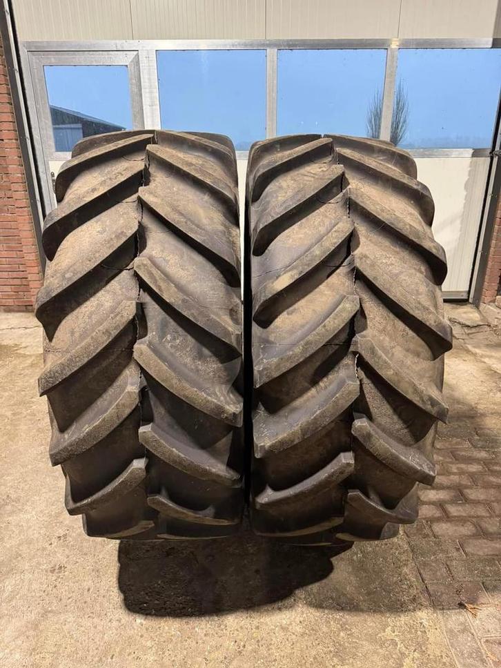 Xm 108 600/65 R34 Michelin Multibib 650/65 R42 23x38 velgen, Zakelijke goederen, Agrarisch | Onderdelen | Banden, Velgen en Assen