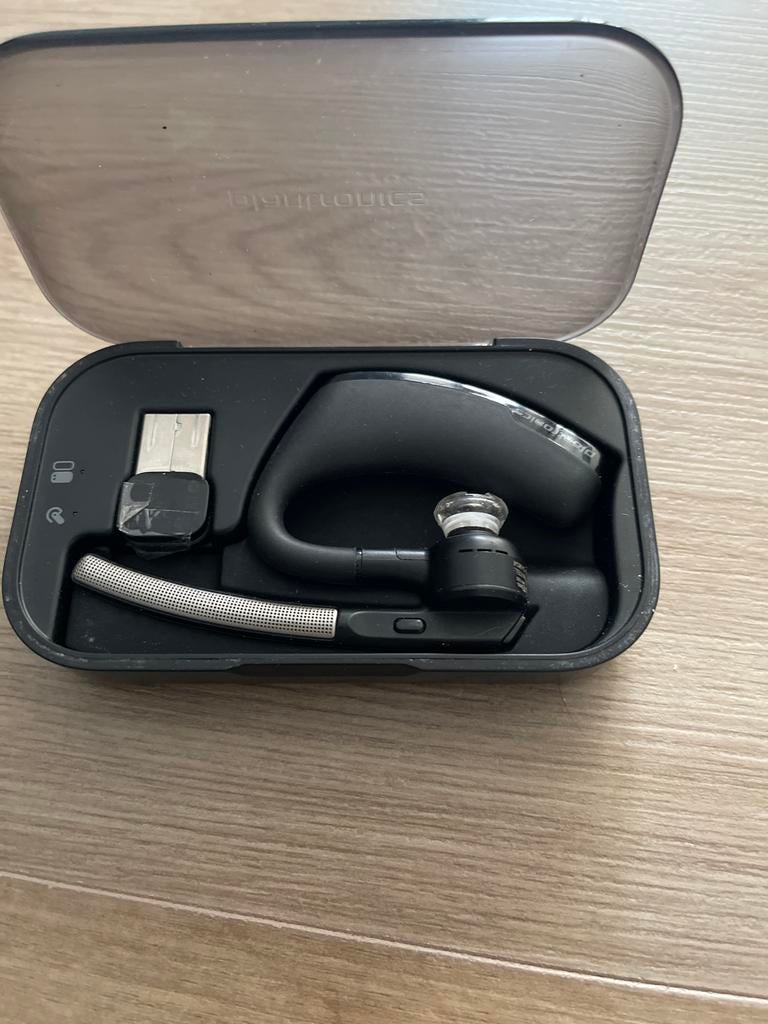 Plantronics Voyager 5200 UC Bluetooth Headset, Audio, Tv en Foto, Koptelefoons, Overige merken, Zo goed als nieuw, Draadloos, Op oor (supra aural)