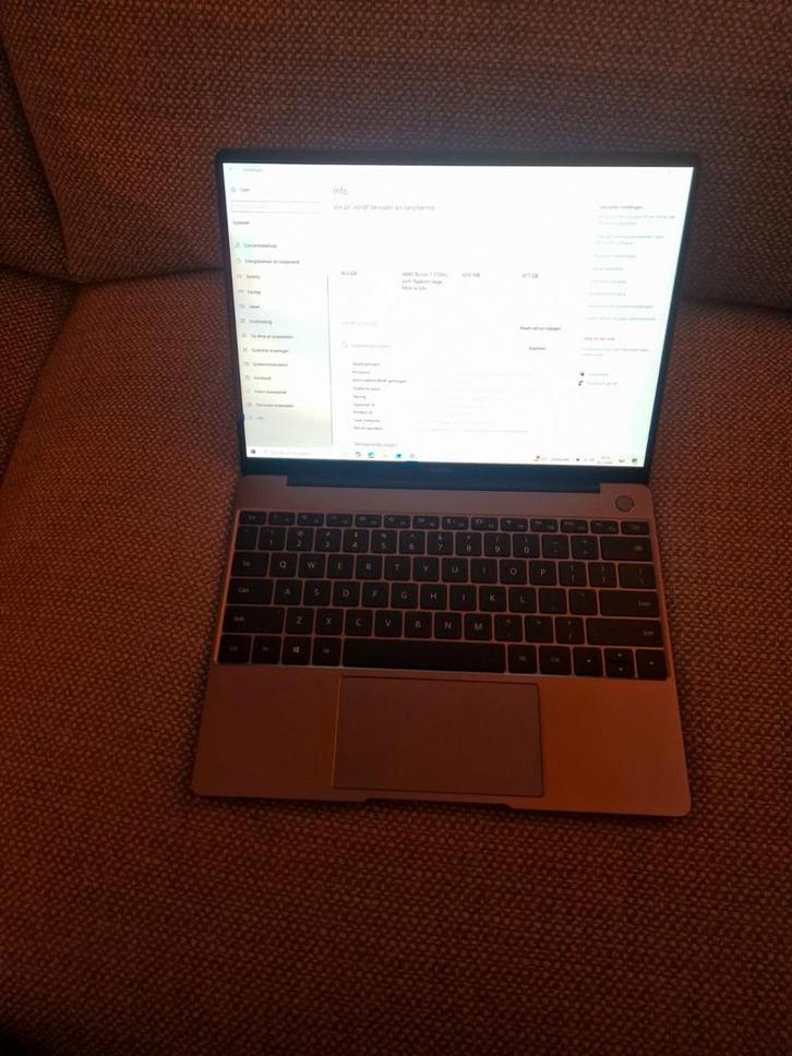 Huawei MateBook 13 AMD R7 16GB RAM Laptop, Computers en Software, Windows Laptops, Gebruikt, 13 inch, 2 tot 3 Ghz, 16 GB, Ophalen of Verzenden