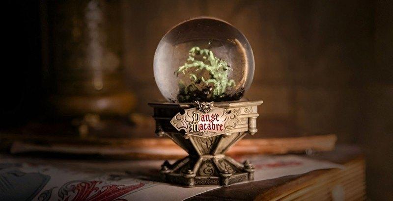 Efteling Danse Macabre snowglobe sneeuwbol schudbol, Verzamelen, Efteling, Ophalen, Nieuw