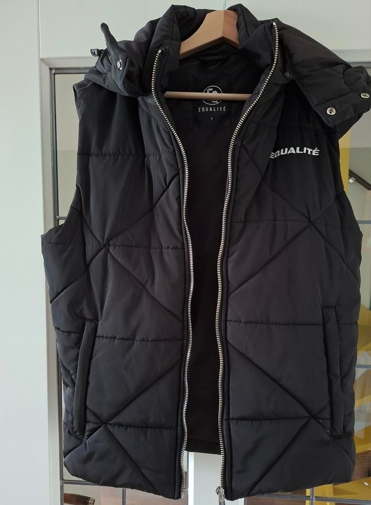 Equalite Bodywarmer zwart, mt. S, Kleding | Heren, Zwart, Ophalen of Verzenden, Zo goed als nieuw, Equaliter