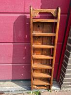 Antieke houten steenmal / decoratieve wandplank, Ophalen, Gebruikt