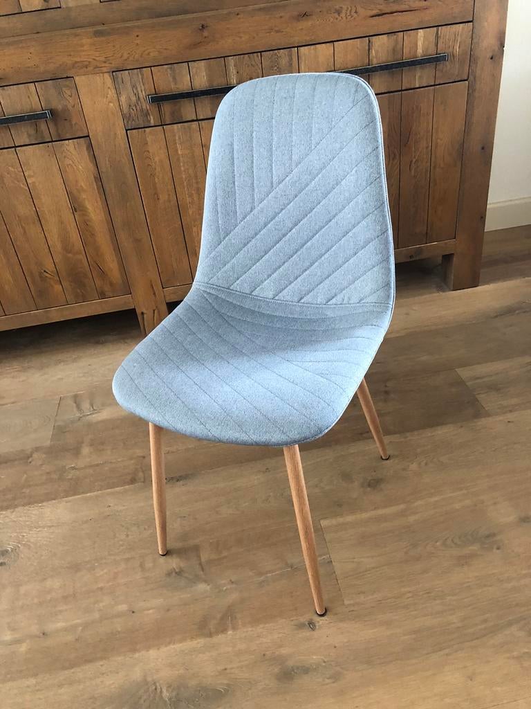 Stoel, Ophalen, Zo goed als nieuw, Blauw, Eén