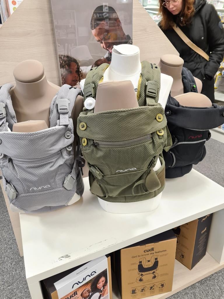 Nuna Cudl Draagzak Olive Green, Kinderen en Baby's, Babydragers en Draagdoeken, Overige merken, Buik of Rug, Ophalen of Verzenden