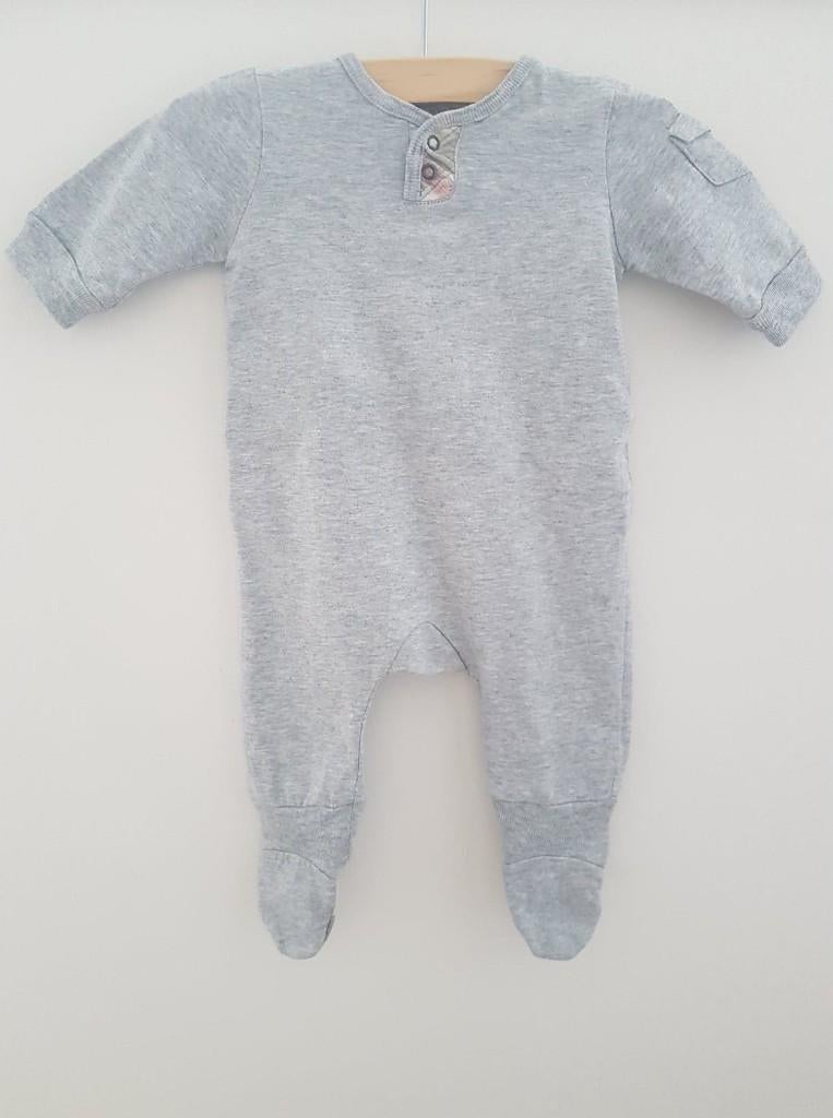 Burberry romper pakje grijs 50, Ophalen of Verzenden, Zo goed als nieuw, Jongetje of Meisje, Pakje