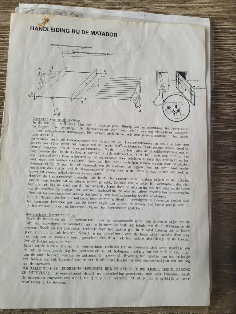 Te koop broedmachine, Ophalen