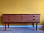 Vintage midcentury sideboard dressoir - 135cm, Huis en Inrichting, Kasten | Dressoirs, Ophalen, Gebruikt, 100 tot 150 cm, Teakhout