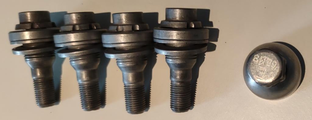 Anti diefstal bouten velg autoband, Ophalen of Verzenden, Gebruikt