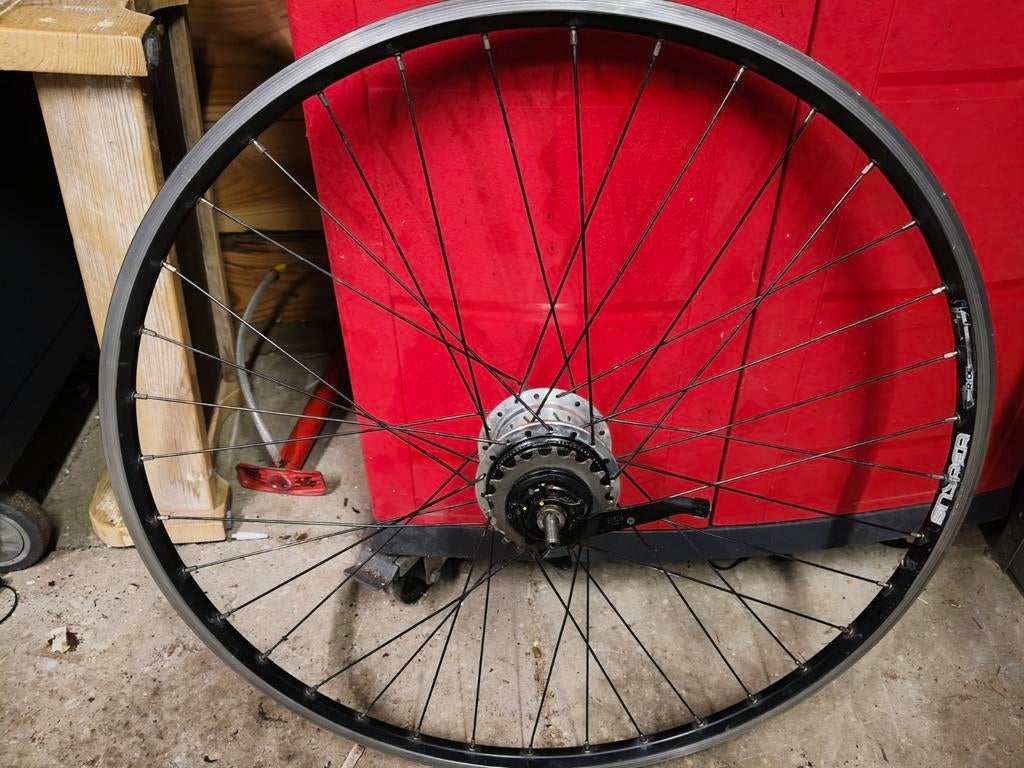 Achterwiel met alfine 11 naaf, Fietsen en Brommers, Fietsonderdelen, Ophalen, Gebruikt, Elektrische fiets, Shimano