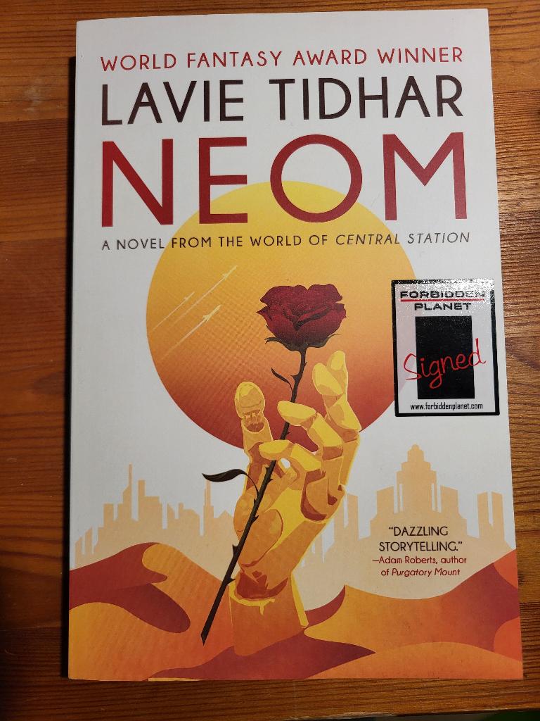 Lavie Tidhar - Neom (signed by the author), Boeken, Ophalen of Verzenden, Zo goed als nieuw, Lavie Tidhar